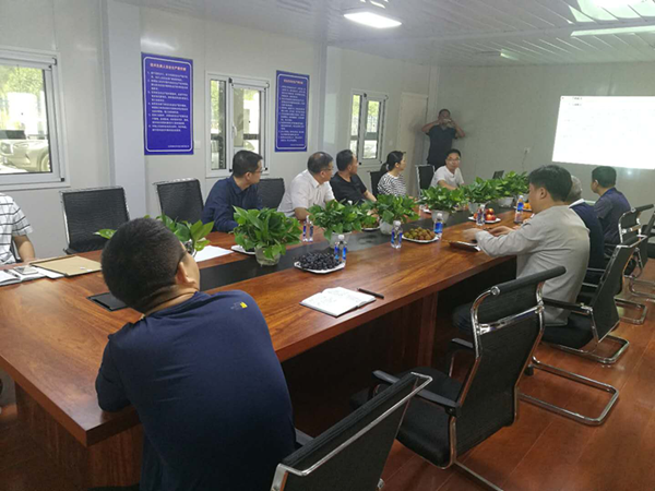 dcbox小金库官网领导现场调研丽水路道路工程