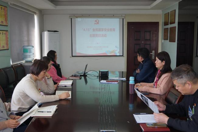 咨询团支部召开“4.15”全民国家安全教育主题党日活动